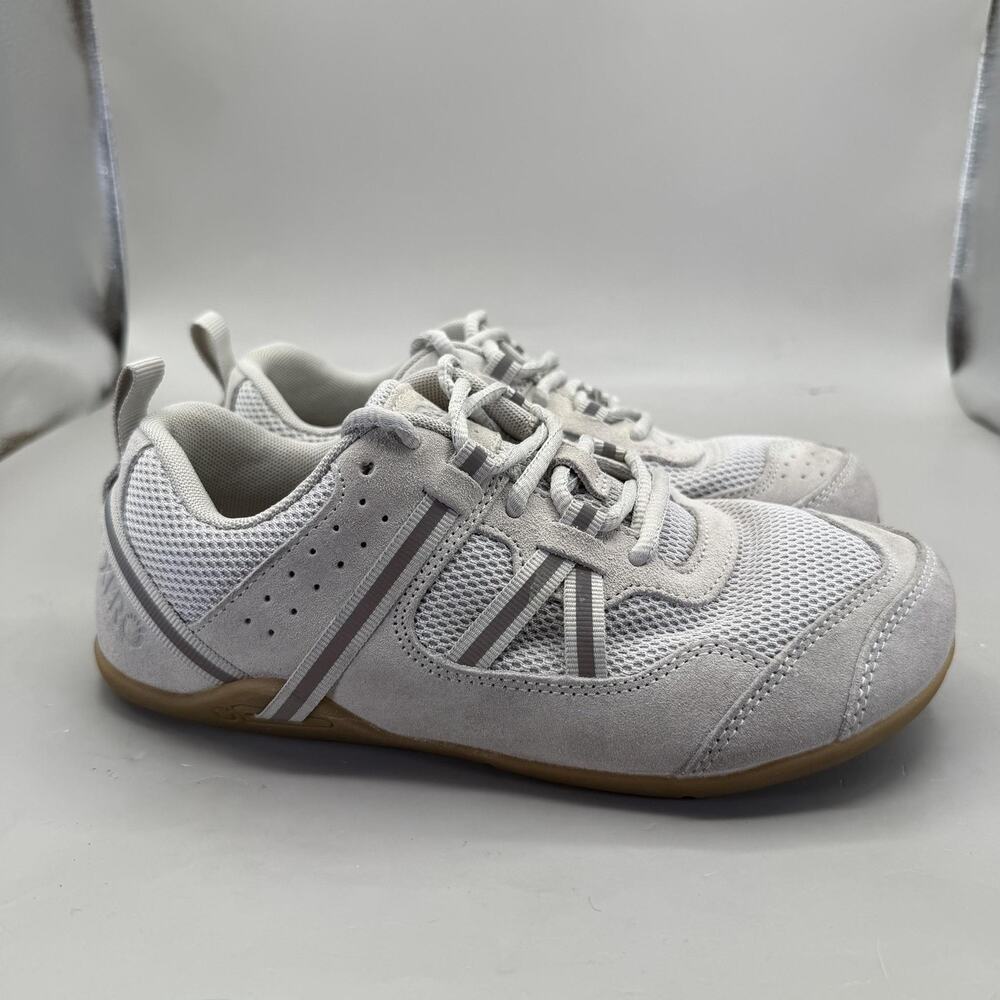 Xero Shoes Prio Suede Shoes Womens Size 6.5 Gray Barefoot Minimalist Sneakers